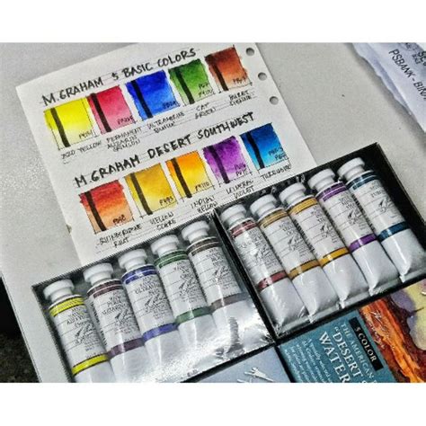 M Graham Watercolor Basic Color Set Ml X Tubes Shopee Philippines