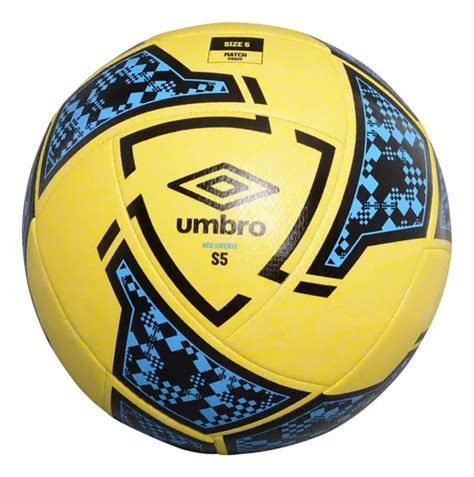 Bola De Futebol Umbro Neo Swerve Tamanho Amarelo Preta Azu