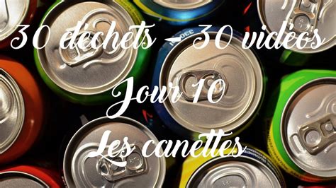 Comment recycler les canettes 30 jours 30 déchets Zéro déchet et