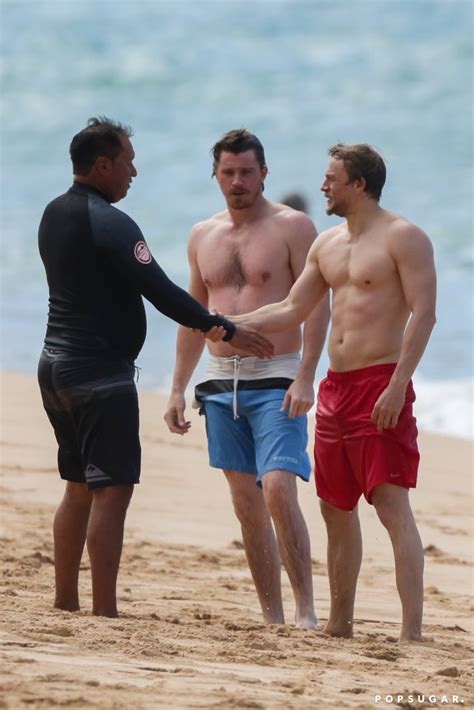 Charlie Hunnam And Ben Affleck Shirtless In Hawaii Pictures Popsugar