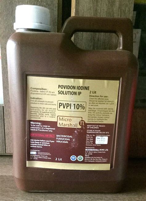 Povidon Iodine Solution At Rs Piece Povidone Iodine Solution