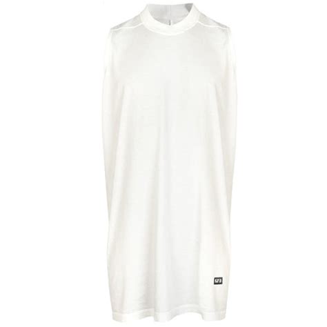 Rick Owens Drkshdw Phlegethon Tank Top Milk Hervia