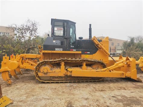 Secondhand Crawler Dozer Shantui SD22 Used Original Tracked Bulldozer