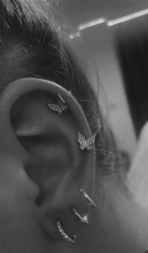 Pin By Abigail Cohen On Random Stuff Unique Ear Piercings Minimalist