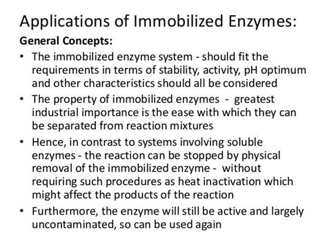 Enzyme Immobilization And Applications