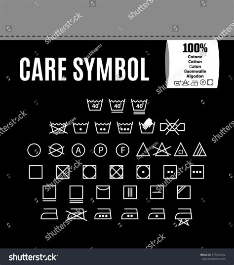 Care Symbol Icon Set Stock Vector 173542322 - Shutterstock