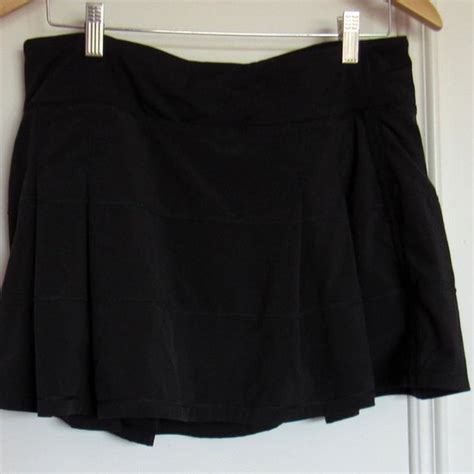 lululemon athletica | Shorts | Lululemon Womens Size Black Pleated ...