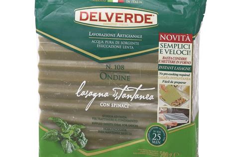 Delverde tijesto lazanje sa špinatom 500g Žena hr