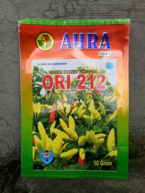 Jual Bibit Benih Cabe Rawit Unggulan Ori Aura Seed Gram Original