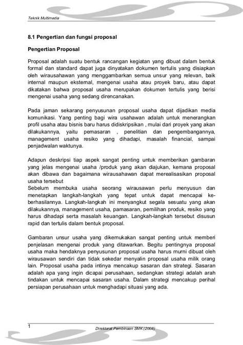 Bentuk Proposal Coretan