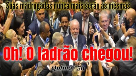 Congresso recebe Lula aos gritos de o ladrão chegou YouTube