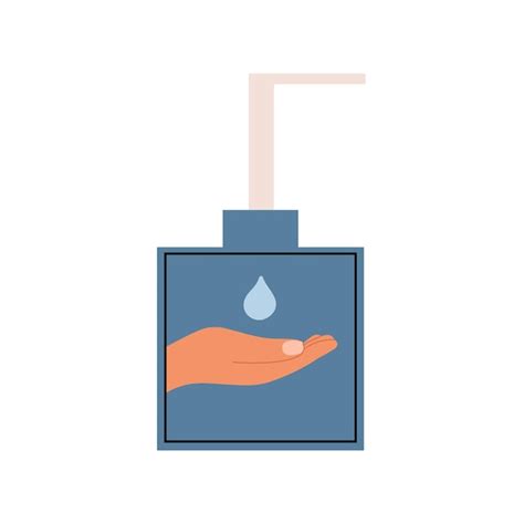 Premium Vector Liquid Hand Soap Vector Illustration In Flat Style