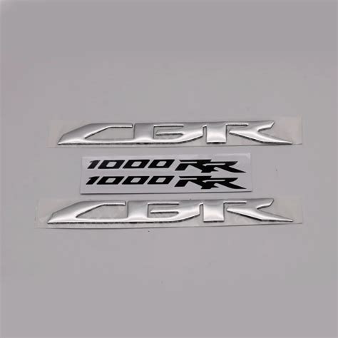 Pair X Cm Cbr Cbr Rr Emblem Sticker Decal Raised D For Honda