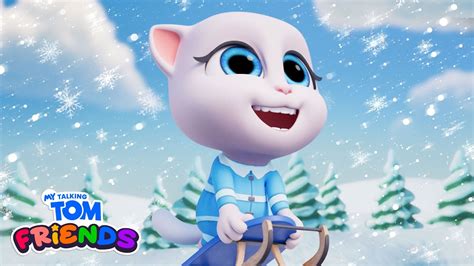 Angelas Magical Snow Day New My Talking Tom Friends Update