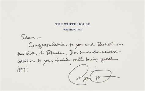 Barack Obama Autograph Letter Signed As President Rr Auction