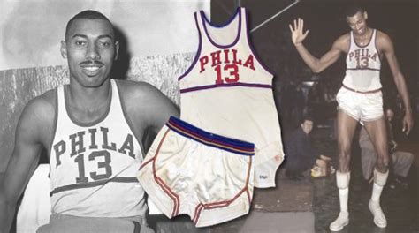 Historic 1959-60 Wilt Chamberlain Philadelphia Warriors Rookie Uniform ...