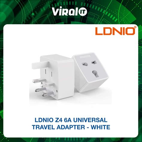 LDNIO Z4 6A UNIVERSAL TRAVEL ADAPTER Shopee Malaysia