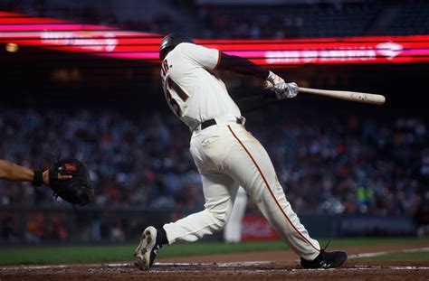 Sf Giants Lamonte Wade Jr Hits First Career Home Run Off A Lefty