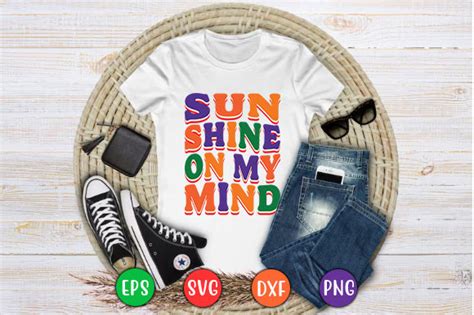 Sun Shine On My Mind Graphic By Silhouette Svg Design Creative Fabrica