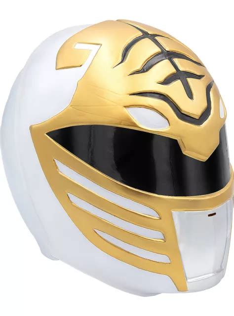 MIGHTY MORPHIN POWER Rangers White Ranger Helmet 49 99 PicClick UK