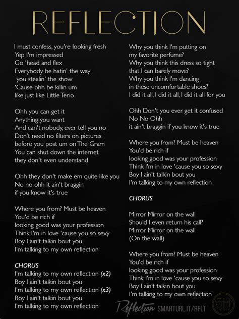 Reflection Fifth Harmony Lyrics