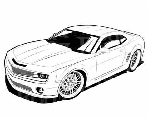 1969 Camaro Coloring Pages