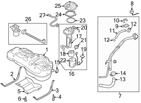 311102S600 Kia Pump Fuel Complete Electric Front Hyman Bros