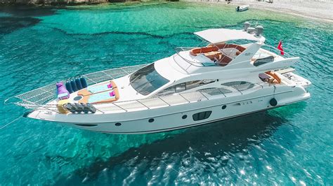 Azimut 62 With Fly Refit 2020 Yacht Charter Bodrum Icarian Sea