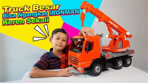 Praya Mainan Mobil Truck Crane Besar YouTube