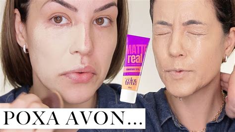 Testei A Nova Base Da Avon Color Trend Matte Real Youtube