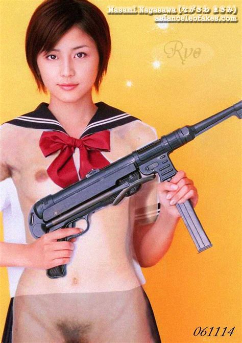 Post 1540846 Fakes Izumi Hoshi Masami Nagasawa Sailor Suit And Machine Gun