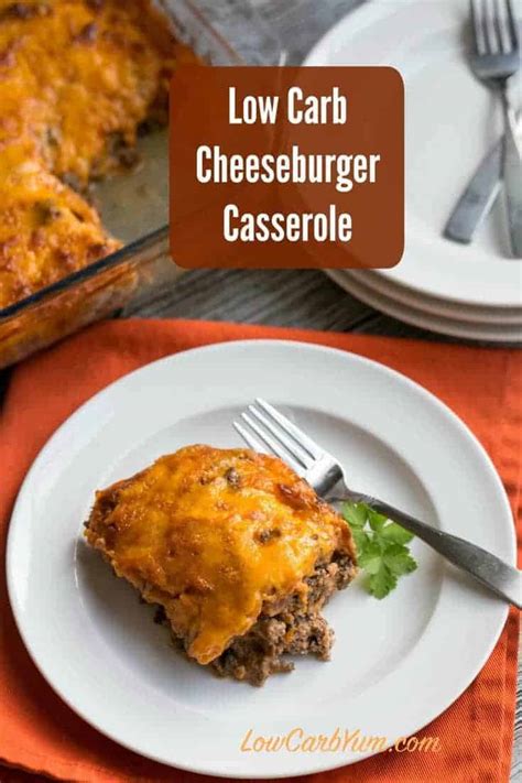 Bacon Cheeseburger Casserole Low Carb And Gluten Free Low Carb Yum