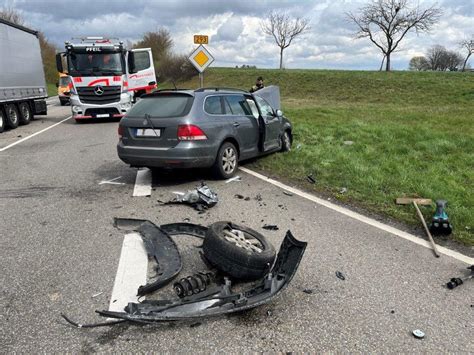 Unfall auf der B293 bei Eppingen 33 Jähriger schwer verletzt STIMME de