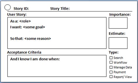 User Story In Agile Scrum