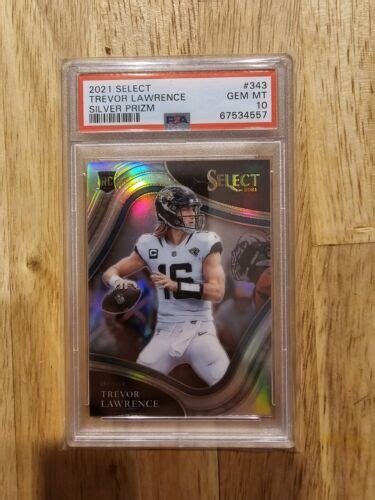 Panini Select Trevor Lawrence Field Level Silver Psa Rc