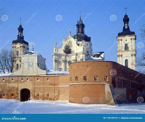 Discalced Carmelites Monastery in Berdichev Berdichiv Stock Image - Image of berdichev, blue ...