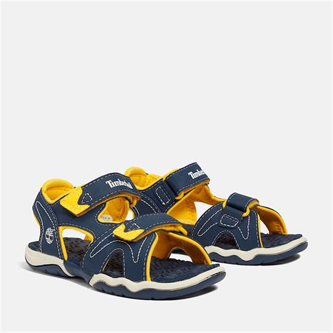 Youth Adventure Seeker 2 Strap Sandals Blue Timberland Us