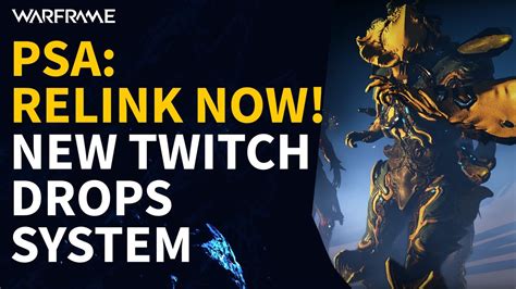 New Twitch Drop System How To Get Warframe Twitch Drops YouTube