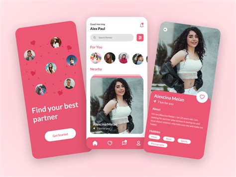 Dating App Screen By Mofazzal Hossain Pavel On Dribbble