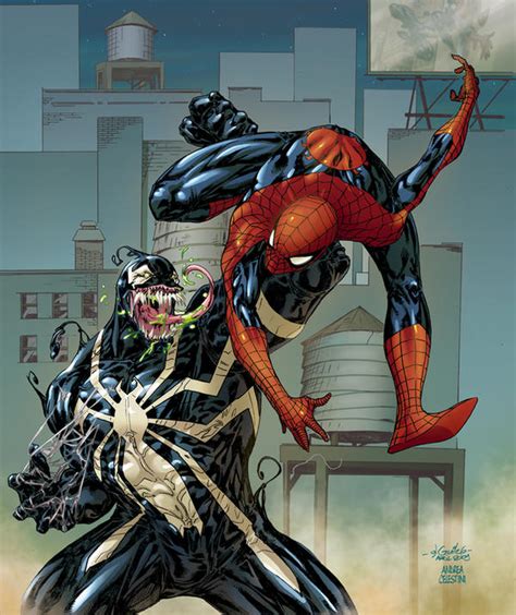 Spiderman Vs Venom By Andreacelestini On Deviantart