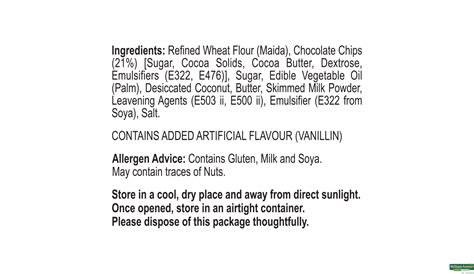 Buy Unibic Choco Chip Cookies 100g Online at Best Prices | Wellness Forever