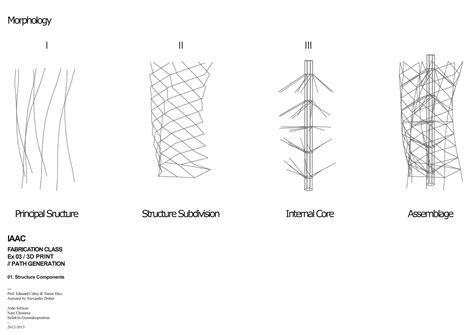 Oblique Structure Tower Group 10 Digital Fabrication 04 3d Print