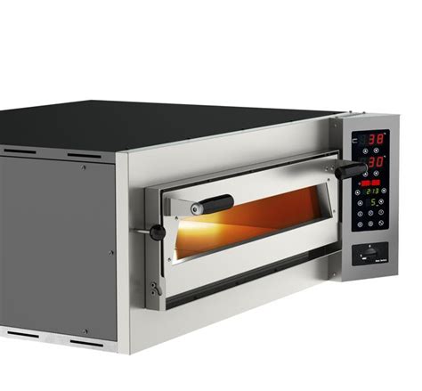 2 Stück Elektro Pizzaofen 6 6x 35cm Tief mit TouchScreen