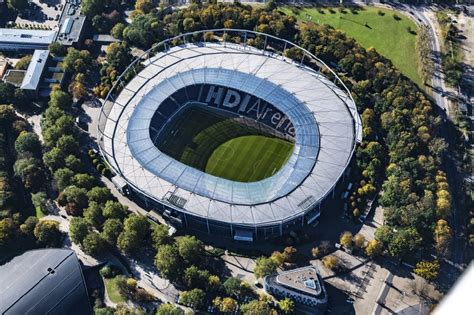 Aerial Image Hannover Hdi Arena Stadium In Calenberger Neustadt