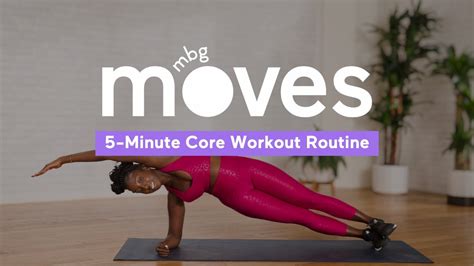 5 Minute Core Workout Routine Youtube