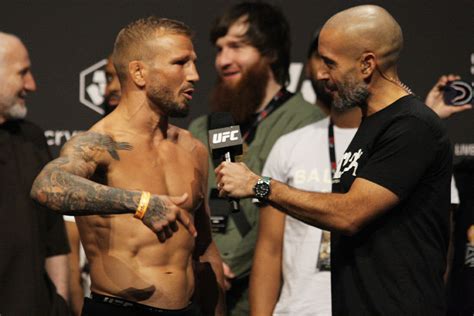 Tj Dillashaw Jon Anik Ufc 280 Ceremonial Weigh Ins Mma Junkie