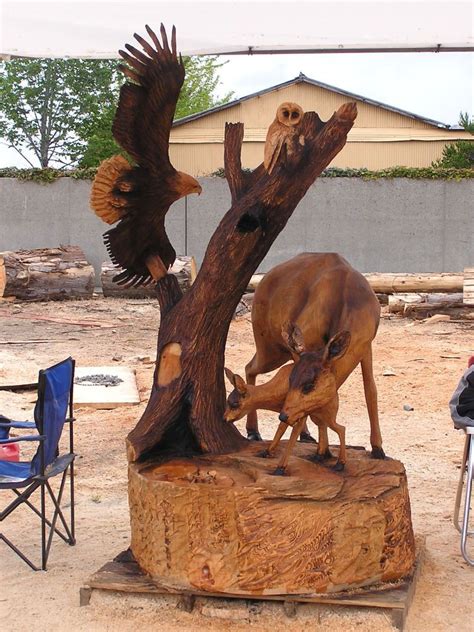 Reedsport Oregon First Place Chainsawking Chainsaw Wood