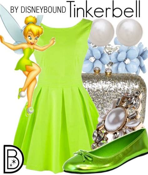 Tinkerbell Dress With Images Cute Disney Outfits Disney Inspired Outfits Disneybound