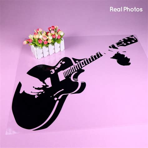 Guitar Art Wall Sticker - Artistic Pod