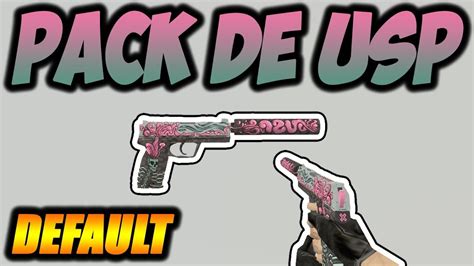 Pack De Skins Usp Hd Default Model Cs Youtube